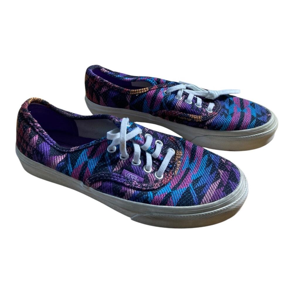 Vans Purple Aztec Sneakers